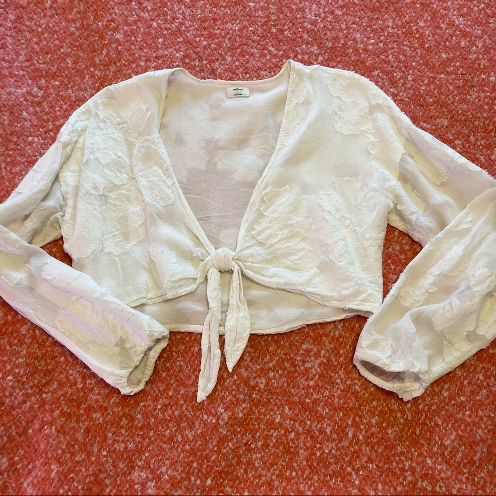Wilfred Front Tie Crop